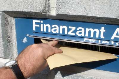 Foto: Finanzamt-Briefkasten